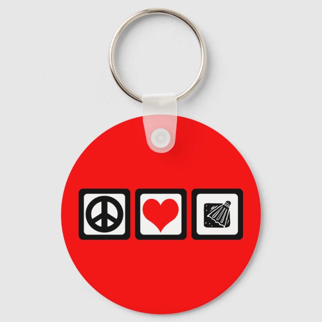 Badminton Keychain (Front)