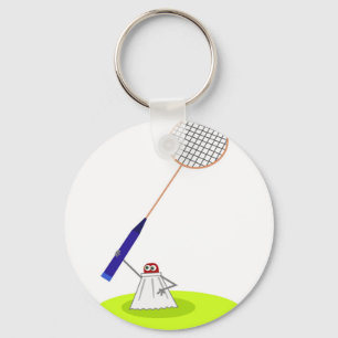 Badminton Keychain