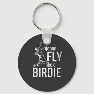 Badminton Keychain