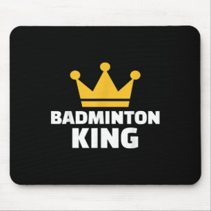 Badminton King Mouse Pad