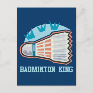 Badminton King Postcard