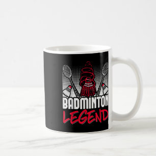 Badminton Living Legend Player Sport Shuttle Coffee Mug