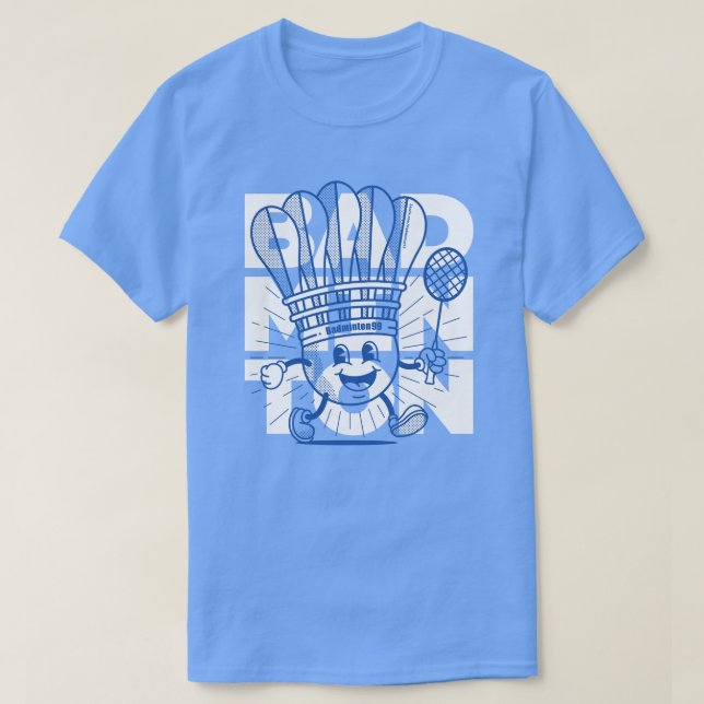 Badminton Mascot OVERPRINT T-Shirt (Design Front)