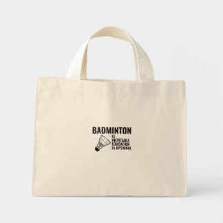 badminton mini tote bag