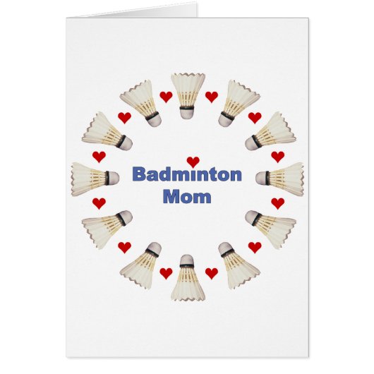 Badminton Mom Hearts (Front)