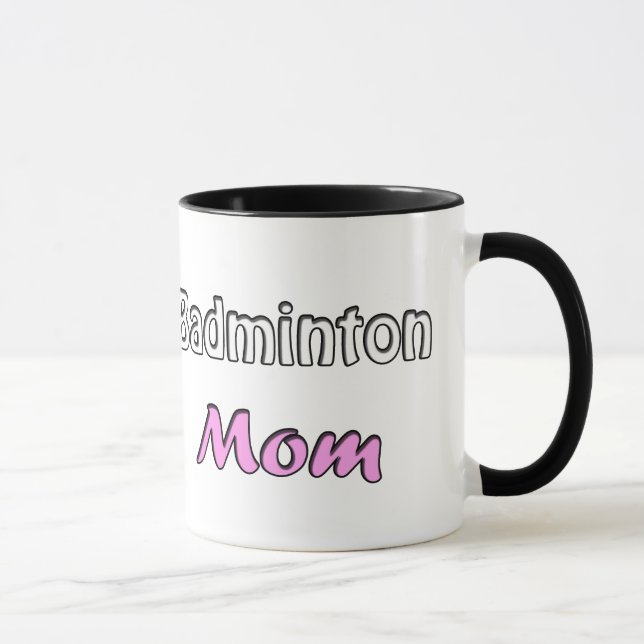 Badminton Mom Mug (Right)