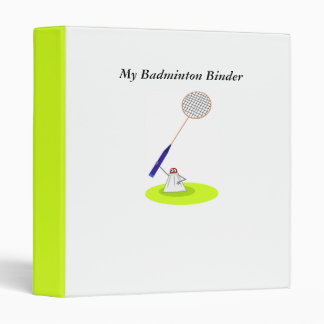 Badminton, My Badminton Binder
