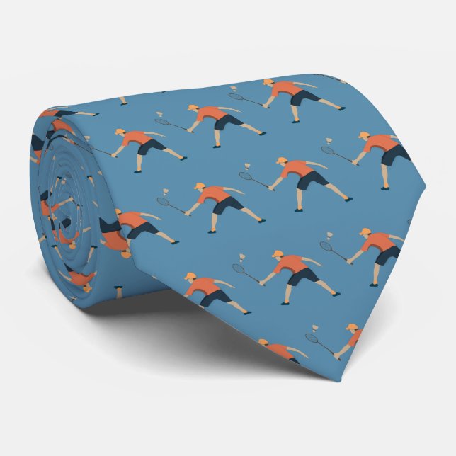 Badminton Neck Tie (Rolled)
