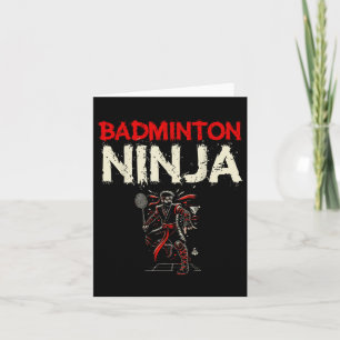 Badminton Ninja Shuttle Card