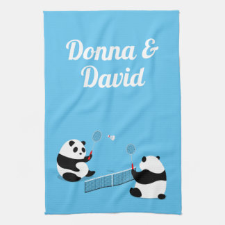 Badminton Pandas Sports Towel