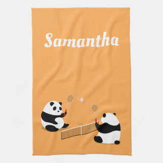 Badminton Pandas Sports Towel