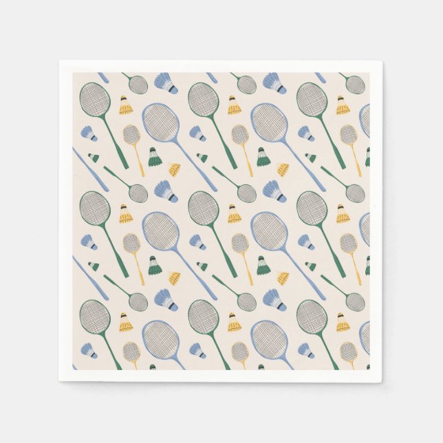 Badminton Paper Napkins (Front)