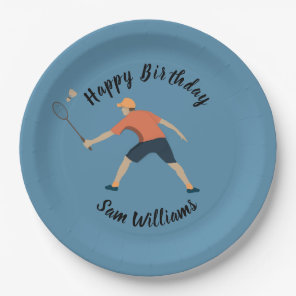 Badminton Paper Plates