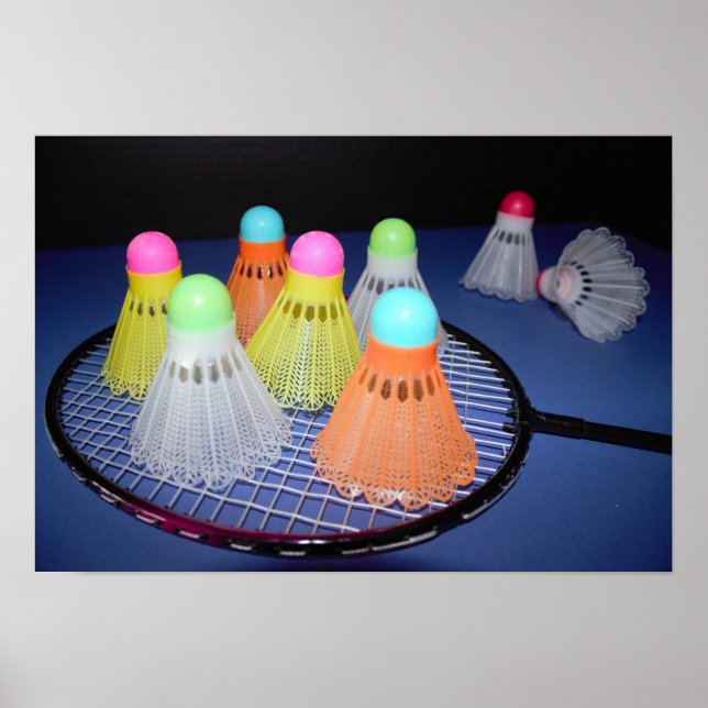 Badminton Photo Poster (Front)