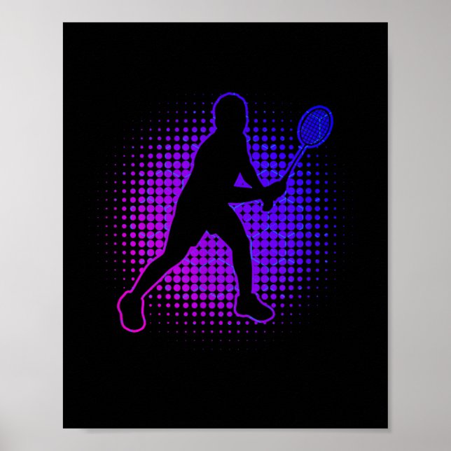 Badminton Player Badminton Womens Squash Shuttle  Poster (Front)