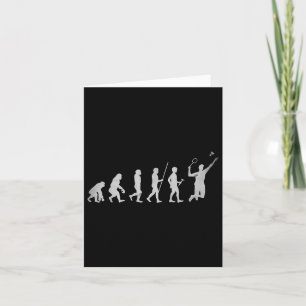 Badminton Player Birdie Shuttle Smash  Card