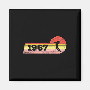 Badminton-player Born 1967 Birthday Vintage Women Magnet