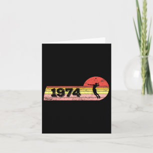 Badminton-player Born 1974 Birthday Vintage Women Card