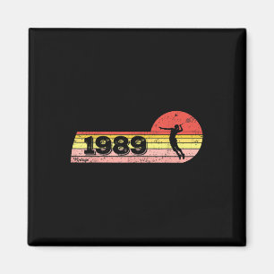 Badminton-player Born 1989 Birthday Vintage Women Magnet