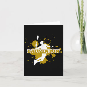 Badminton Player Card
