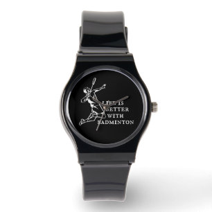 Badminton Player Gifts Watch