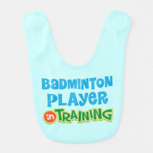 Badminton Player Infant Bib Gift