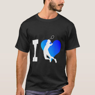 Badminton Player Mens Shuttle Squash Women  T-Shirt