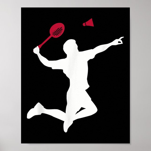 Badminton Player  Poster (Front)