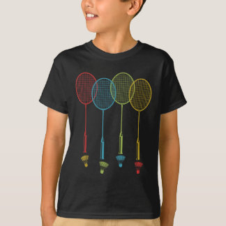 Badminton Player Team Shuttle Coach Match Badminto T-Shirt