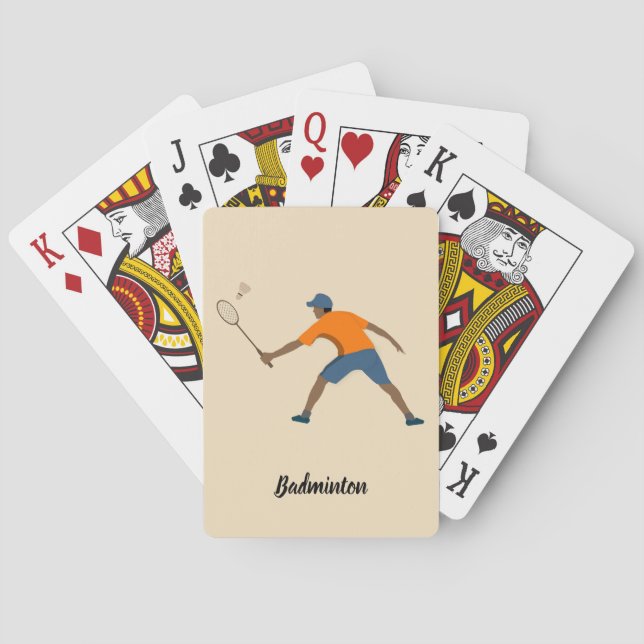 Badminton Poker Cards (Back)