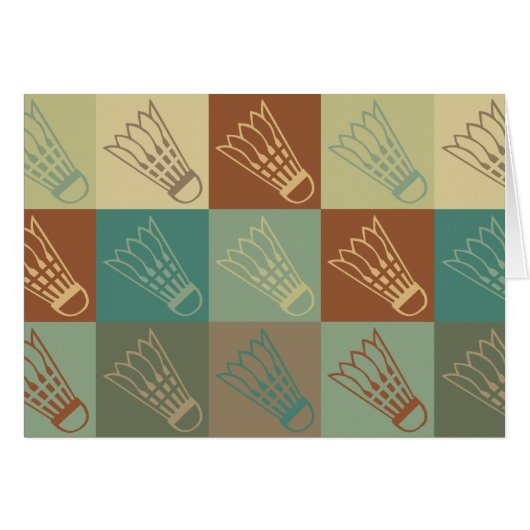 Badminton Pop Art (Front Horizontal)