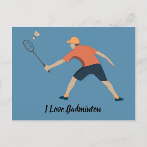 Badminton Postcard