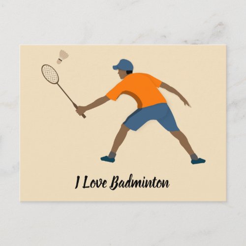 Badminton Postcard