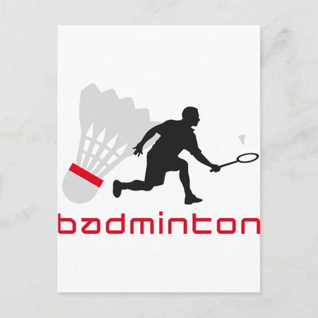 badminton postcard (Front)