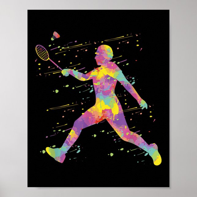 Badminton  poster (Front)