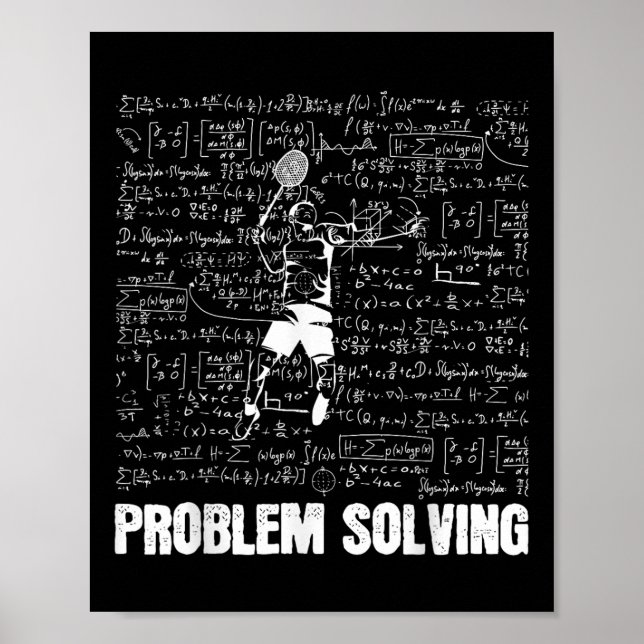 Badminton Problem Solving Players Sports Solution  Poster (Front)
