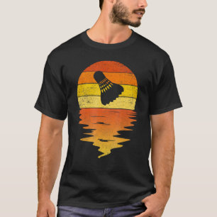 Badminton retro sunset 70s vintage Badminton T-Shirt