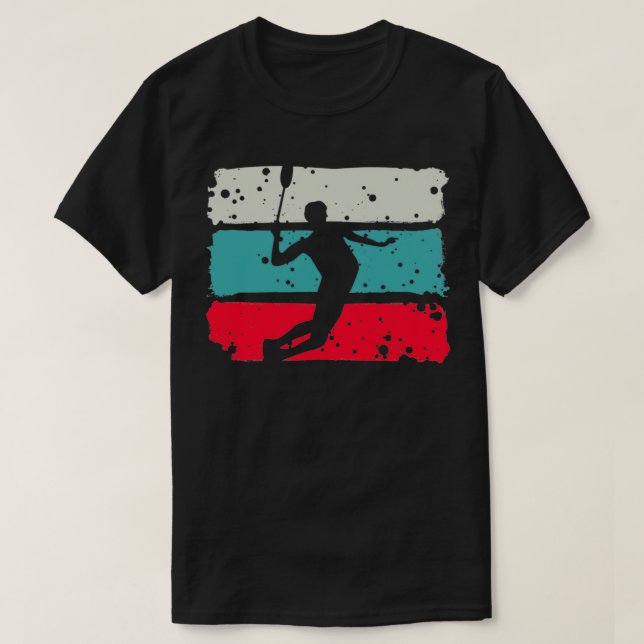 Badminton Schmetterball 1 T-Shirt (Design Front)