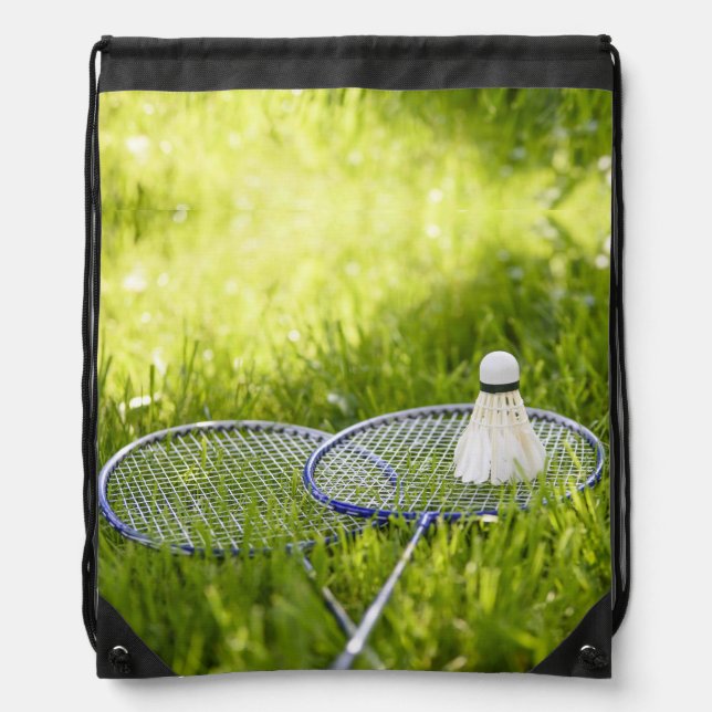 Badminton Set to Go Drawstring Bag (Front)