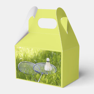 Badminton Set to Go Favor Boxes