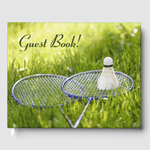 Badminton Set to Go Personal Info in Spine Guest Book