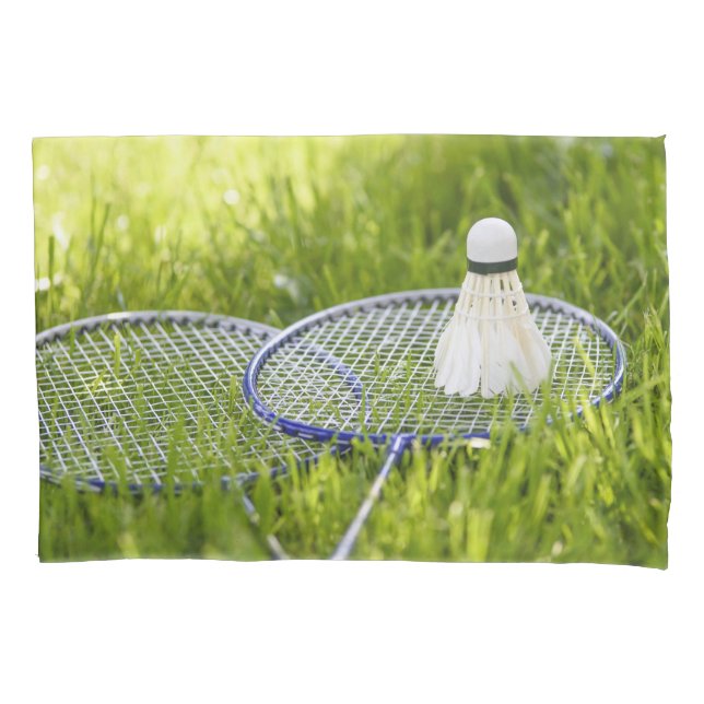 Badminton Set to Go Pillow Case (Front)