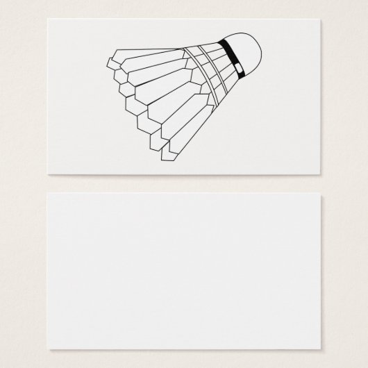 Badminton Shuttle (Front & Back)