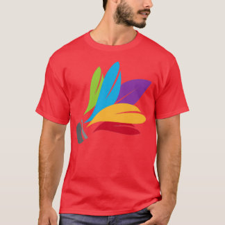 Badminton Shuttle Colorful T T-Shirt