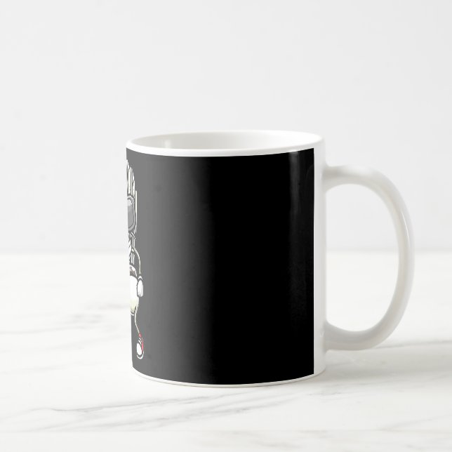Badminton Shuttle Dancing  Coffee Mug (Right)