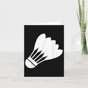 Badminton Shuttle Funny Sport Player Cool Gift Card