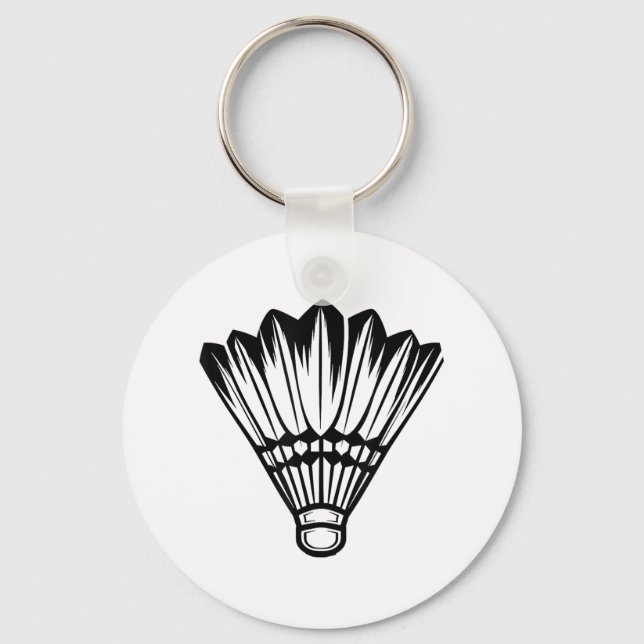 Badminton Shuttle  Keychain (Front)