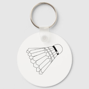 Badminton Shuttle Keychain