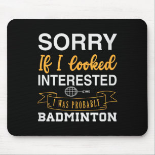 Badminton Shuttle Racket Badminton Player 0 Mouse Pad