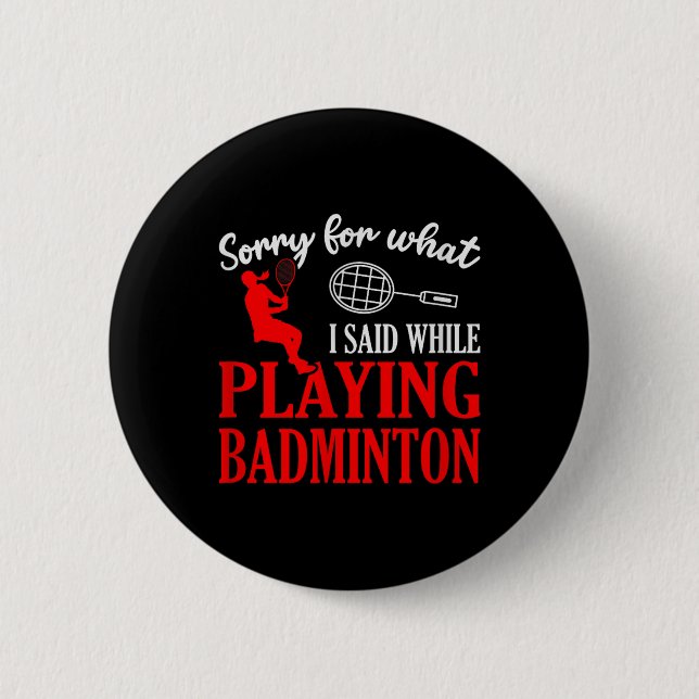 Badminton Shuttle Racket Badminton Player 1  Button (Front)